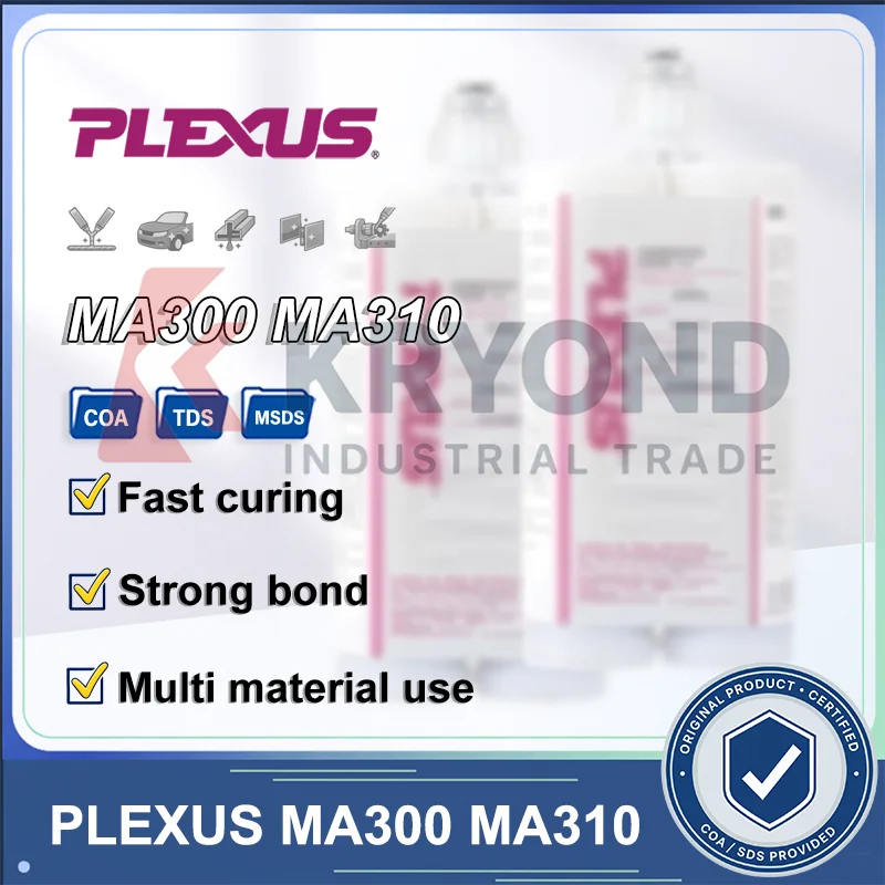 PLEXUS MA300 MA310 Acrylic Structural Sealant High Strength Metal Composite Bonding Industrial Methacrylate Two Part 400ml