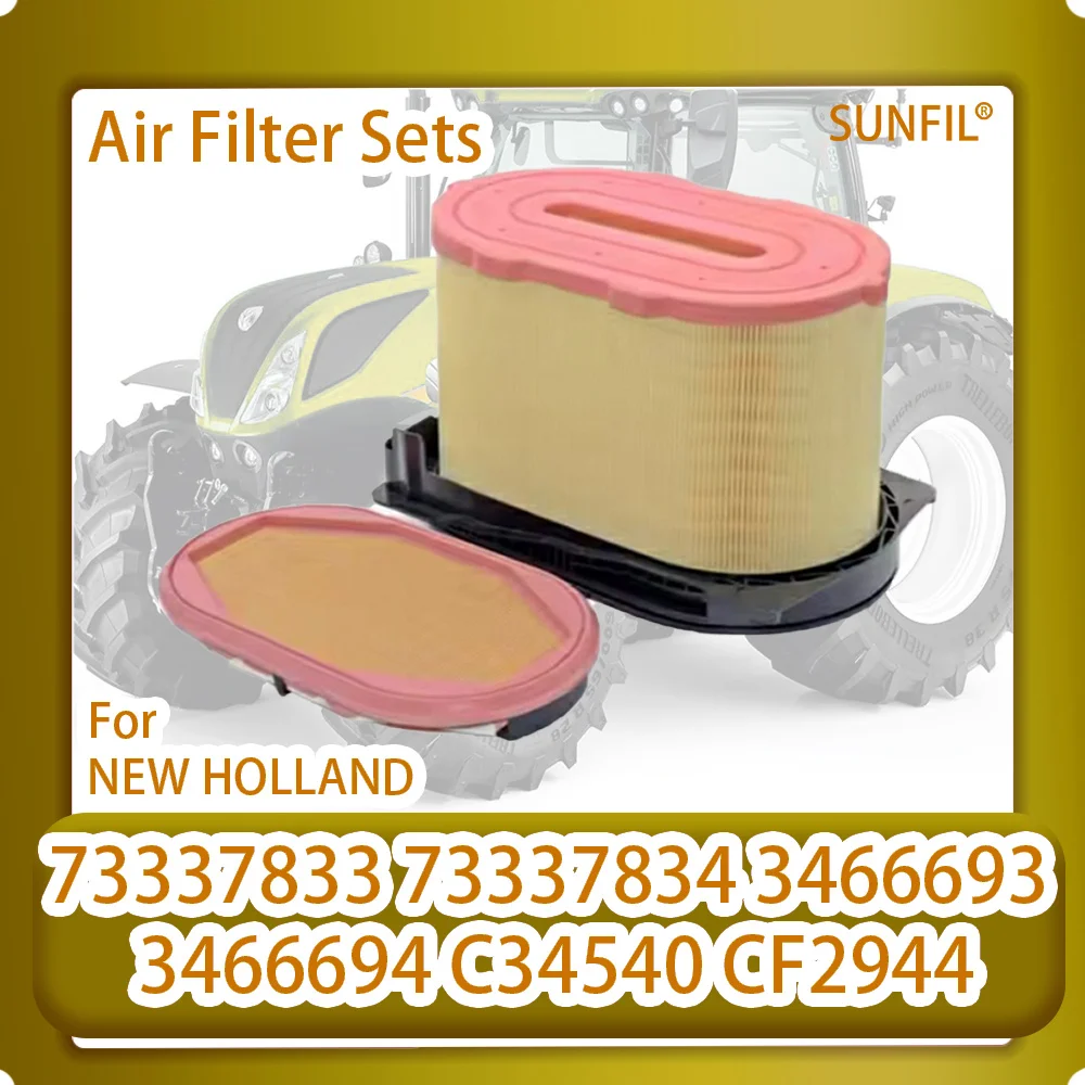 73337833 73337834  3466693 3466694 C34540 CF2944 Air Filter Sets For NEW HOLLAND