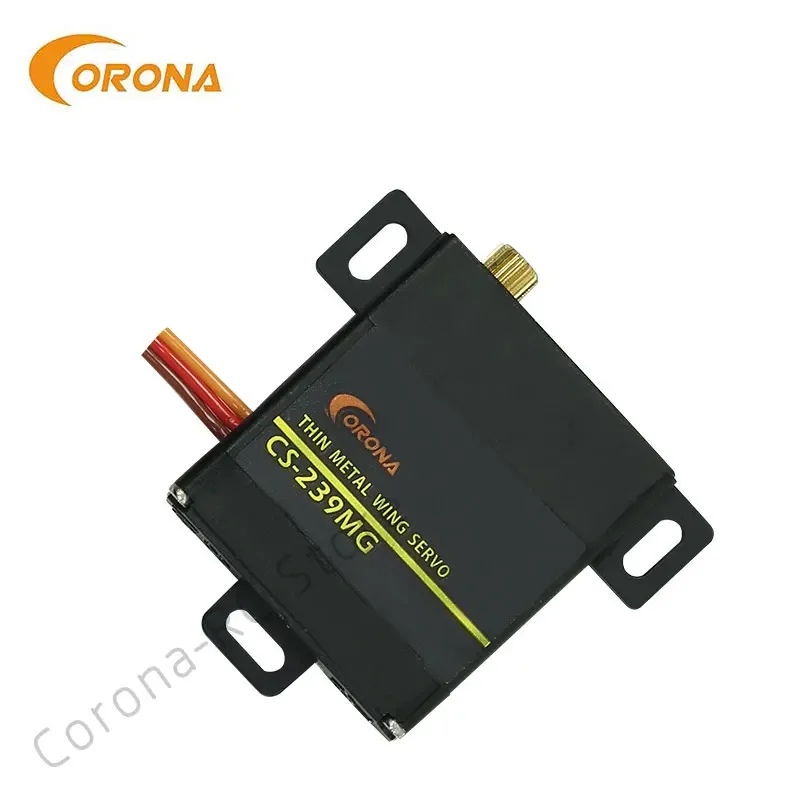 CS239MG Slim-Wing Analog Servo 4.6kg / 0.14sec / 22g For RC control  driving flight  Airplane helicopters for adults  Car