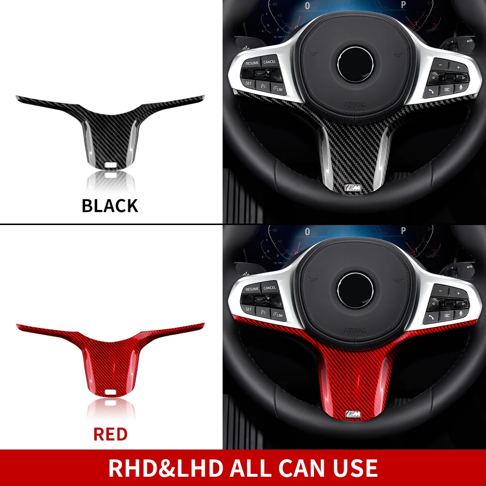 

Углеродное волокно, автомобильное рулевое колесо, подбородочная панель, декоративная рамка, чехол для BMW 3 серии Z4 G20 G29 2019-2023, автомобильные аксессуары