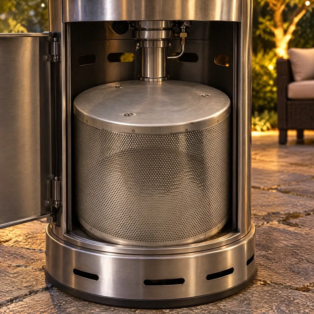 304 Stainless Steel Emitter Grille for Patio Heaters Designed to Improve Combustion Efficiency and Reduce Operational Costs