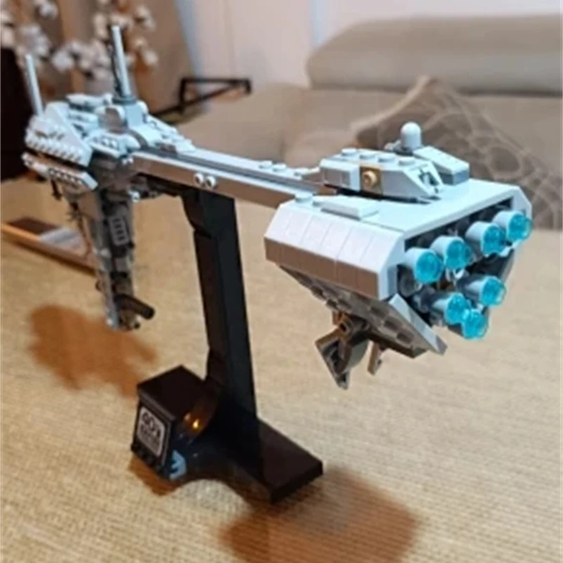 هدية عيد ميلاد للأطفال متوافقة مع 77904 459 قطعة MOC-55217 Nebulon B Frigate MOD سفينة طبية ألعاب تجميع المكعبات