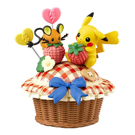 Re Ment Pokemon Sylveon Figuur Origineel Dessert Thema Verzamelbaar PVC Beeldje Bureaubladdecoratie Voor Anime Verzamelaars