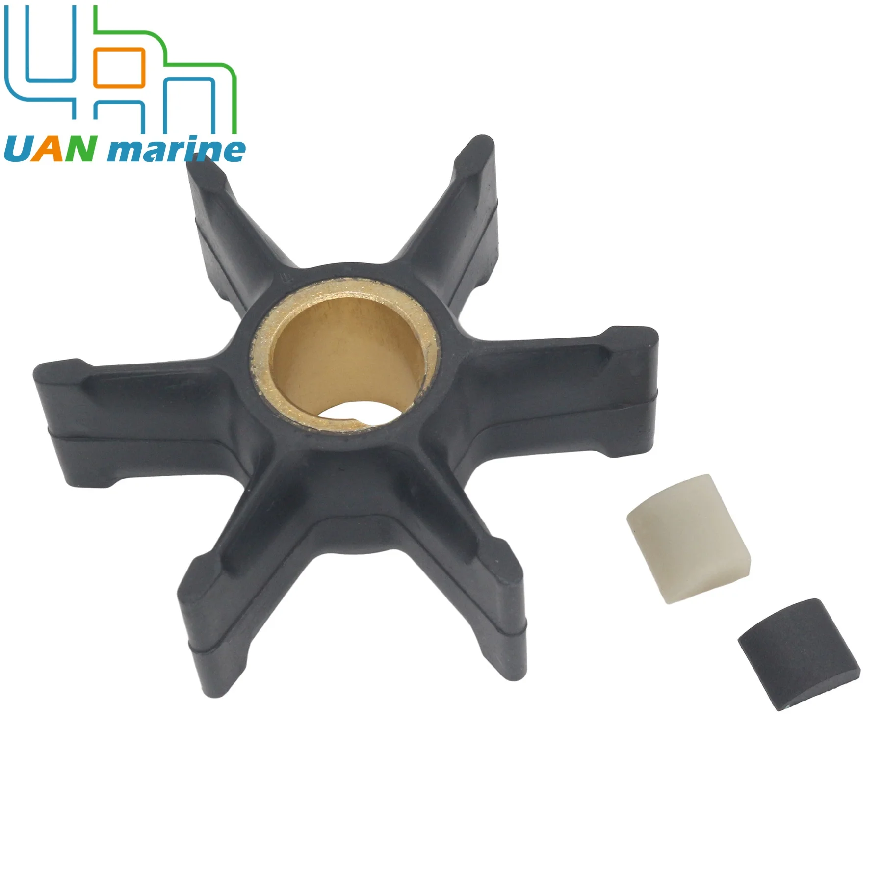 0396809 مجموعة خدمة دفاعة مضخة مياه محرك القارب لجونسون Evinrude 40 إلى 55 حصان محركات خارجية تحل محل 777214 18-3368 #3