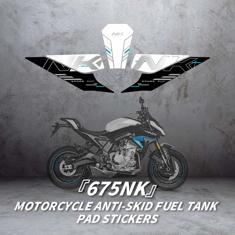 For CFMOTO 675NK Fuel Tank Protection Stickers Kits Of Motorcycle Accessories Gas Fuel Pad Decoration Refit Decals
