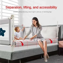 Baby Safety Bed Fence Protecting Infants and Child From Falling Out of Bed During Sleep Infant Fall Protection Fence Crib Baffle