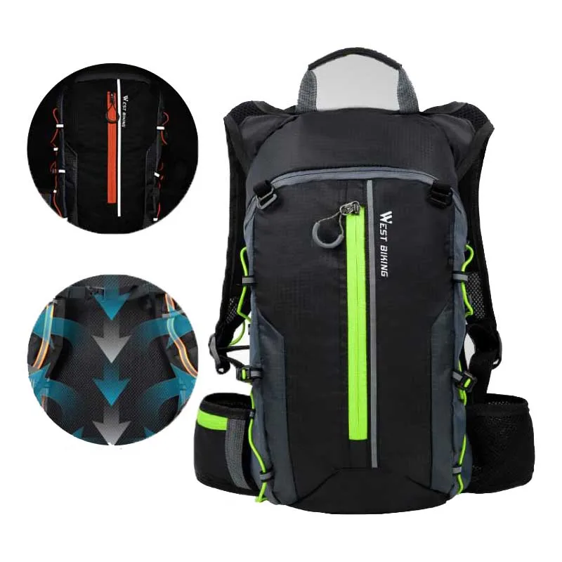 

Bicycle 10L Portable Waterproof Road Cycling Outdoor Sport Climbing Pouch Breathable Hydration System Ergonomic Backpack Bags