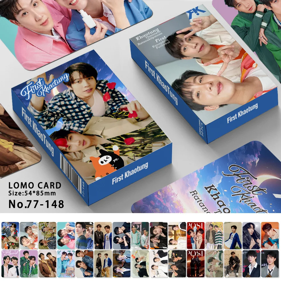 New JoongDunk Pondphuwin FirstKhaotung 30pcs Double sided LOMO Cards