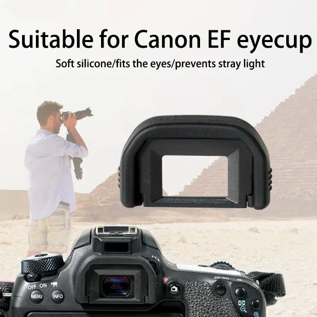 Для камер Canon EF Viewfinder Eyecup 100D 500D 550D 600D 650D 700D 750D 1100D 1000D - совместимый аксессуар для Фото №2