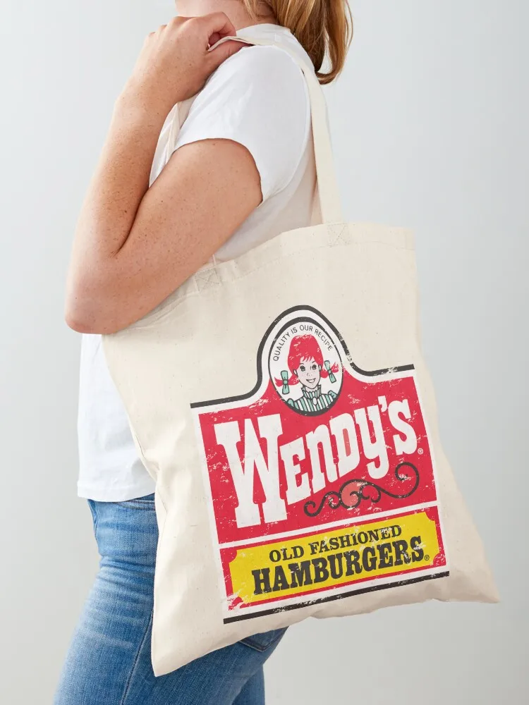 

Wendy's Vintage Design Tote Bag canvas tote bag Shopper women bag female