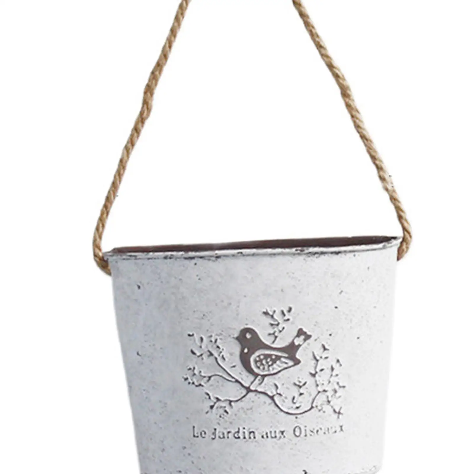 

Rustic Metal Wall Planter Flower Pot Home Decoration for Farmhouse Office