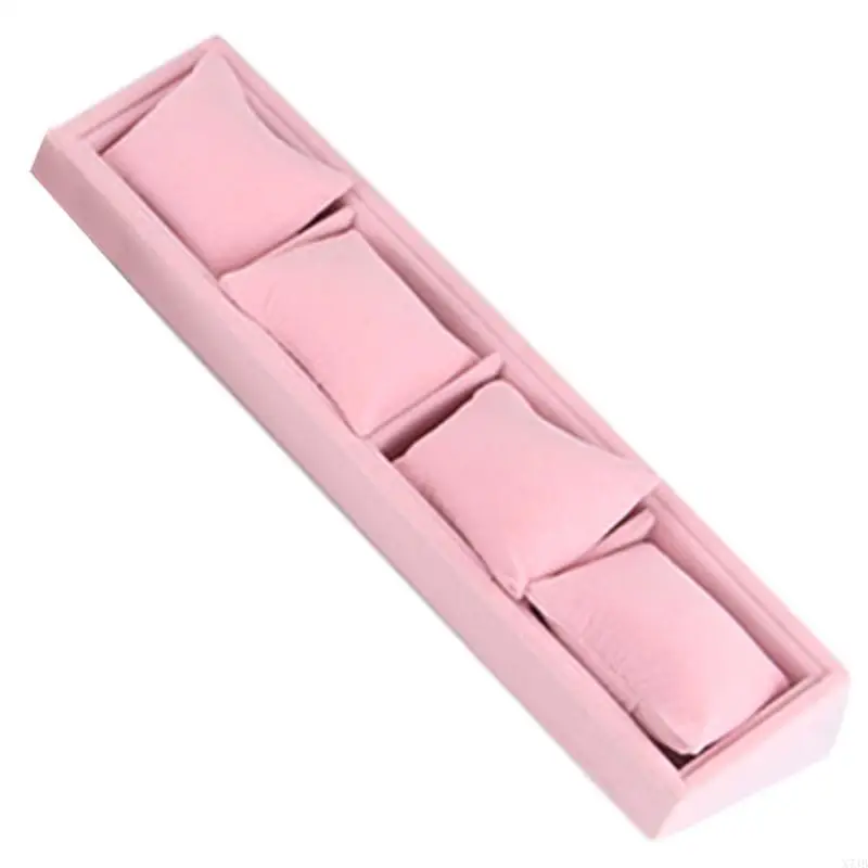  4 Grids Bangle Box Watch Storage Holder Watch Organizers for Watch and Bracelet
