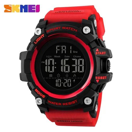 Imagen 2 del producto SKMEI 1384 Reloj electrónico deportivo resistente al agua para hombres relojes de pulsera digitales militares para hombres Reloj a prueba de golpes 1358 Reloj Masculino