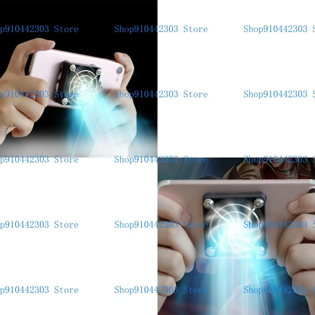 

L4MD Universal Phone Tablet Portable Fan Holder Phone Cooler Rapid Cooler Gadget 5V