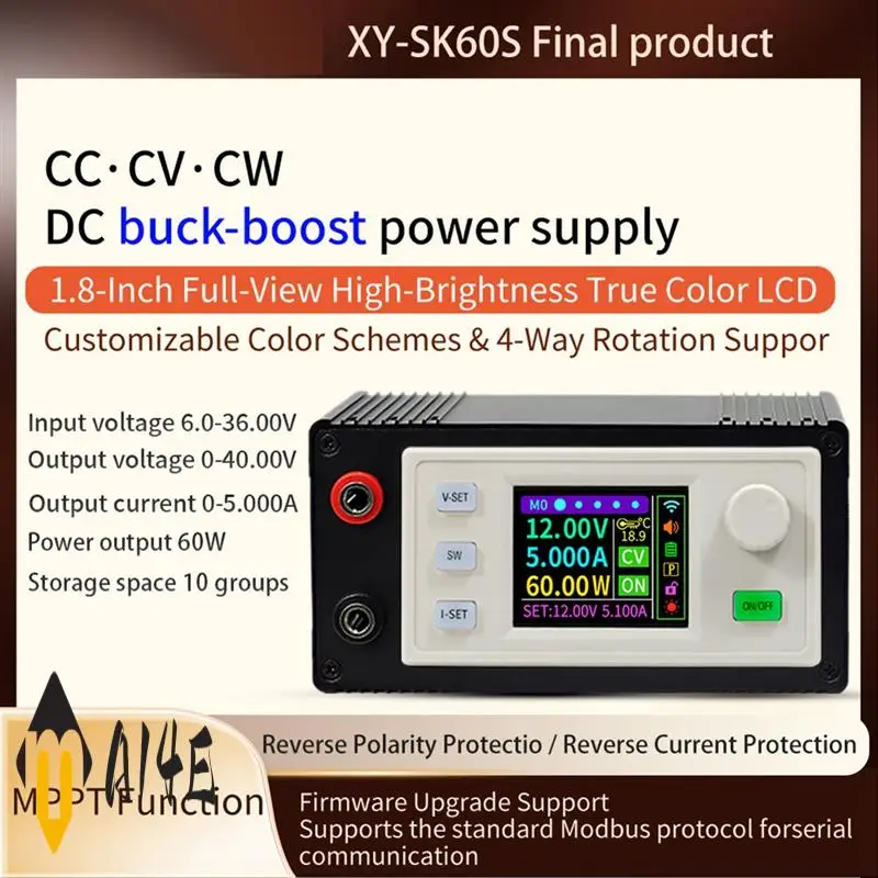 

SK60S DC Regulated Power Supply+K485X DC Buck Converter Adjustable Regulated Power Supply 5A 60W Solar Charging Module