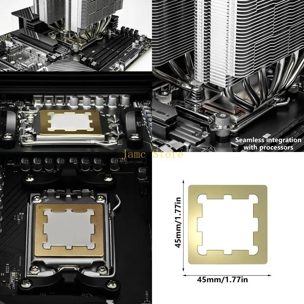 

LX0B Reliable AM5 CPU Holder Cooling Pad For AMD7950X 7900X 7700X 7600X Fixing Frame