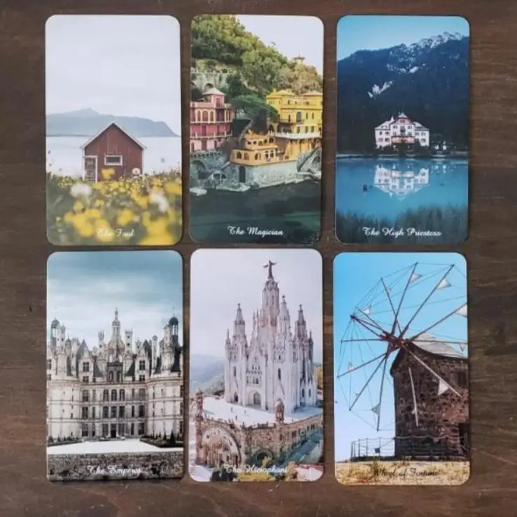 Tarot of Architectural Objects 78PCS Featuring Curated Photographs of Buildings and Architectural Objects 12x7 Cm