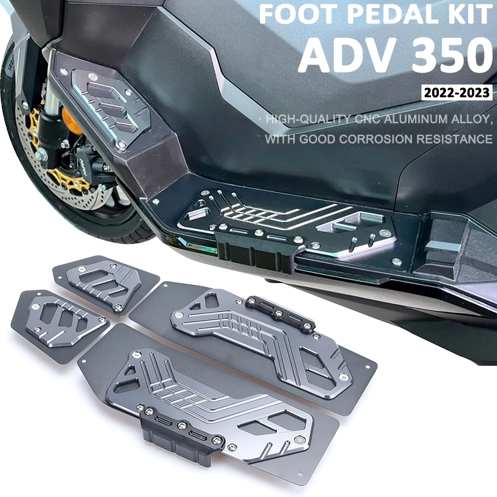 

For Honda ADV350 ADV 350 ADV-350 adv 350 2022 2023 New Motorcycle Accessories Aluminum Footrests Foot Rest Pegs Pedal