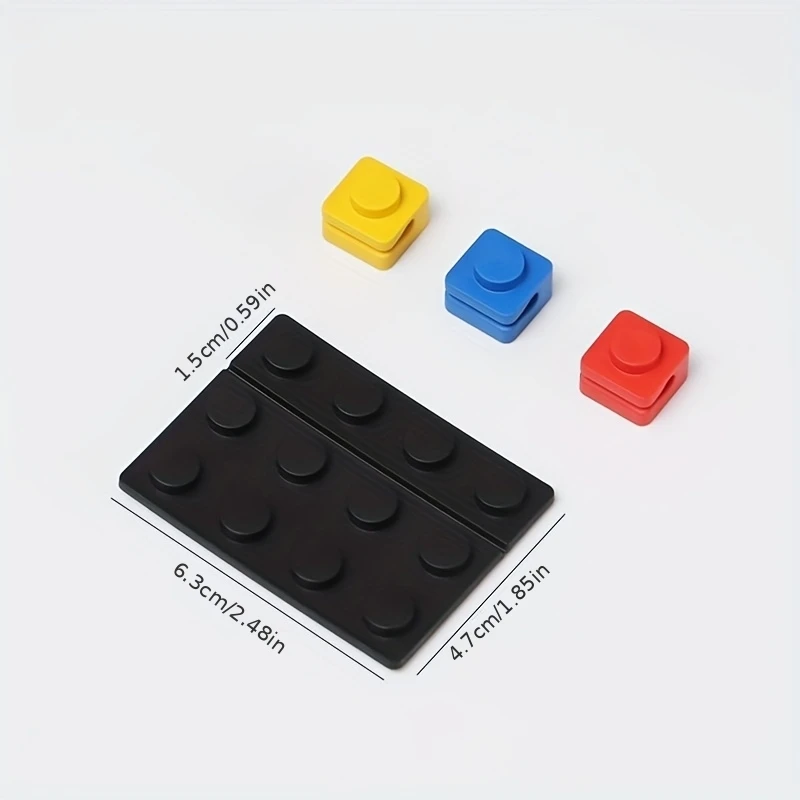 4/8Pcs Desktop Cable Organizer Block Wall-Mount Cord Storage Holder Anti-Slip Management for Phone Charging Cables