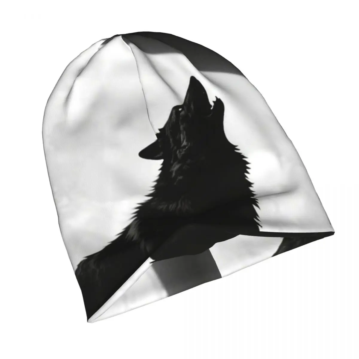 Animal Wolf Men Women Adult Beanies Caps Knitted Bonnet Hat Warm Hip Hop Autumn Winter Outdoor Skullies Hats view 3