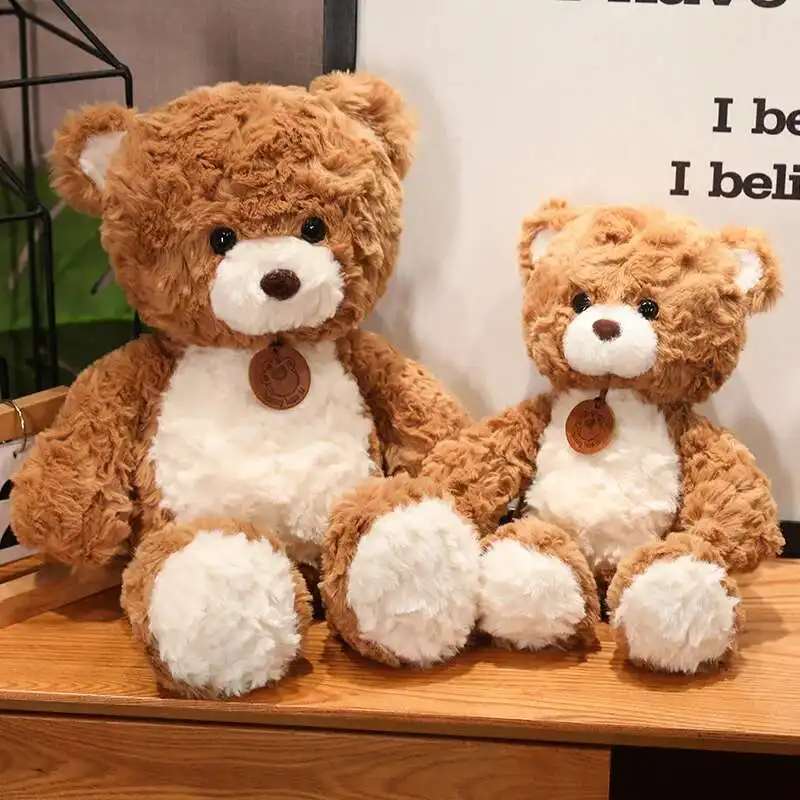 

Cute Fluffy Bear Fox Plush Toy Soft Cartoon Red Panda Stuffed Doll Birthday Gift