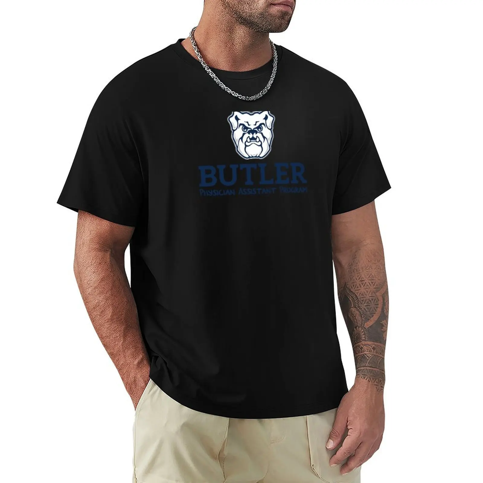 Butler PA Program 3 T-Shirt Big Size Short Sleeve Tee for Men
