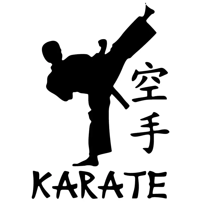 

nteresting car karate self-adhesive stickers, car bumpers, windows, decorative beauty 12 * 17cm