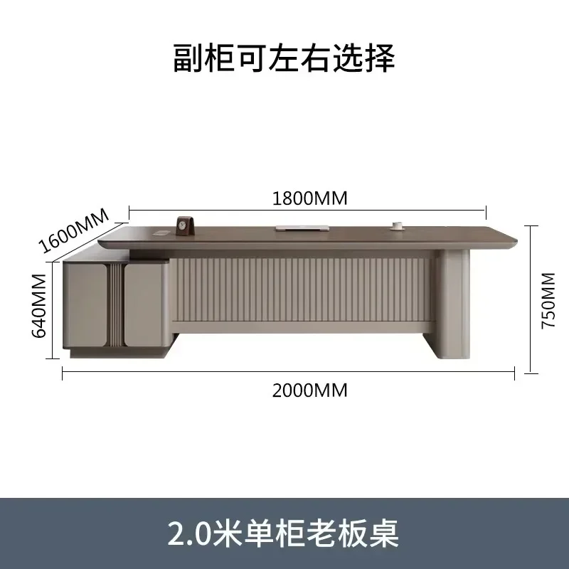 

style Single Modern Luxury Table Supervisor Room Home Office Simple Boss Table ss 8617