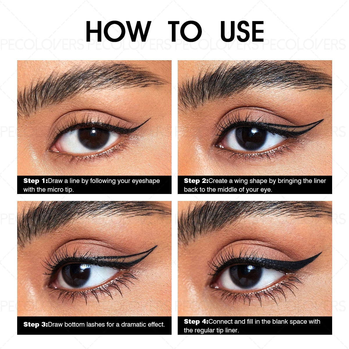 1 ชิ้นอายไลเนอร์ชนิดน้ำสีดำกันน้ำติดทนนานปากกาอายไลเนอร์ชนิดน้ำแห้งเร็วป้องกันรอยเปื้อนอายไลเนอร์ชนิดน้ำเหมาะสำหรับเทศกาล