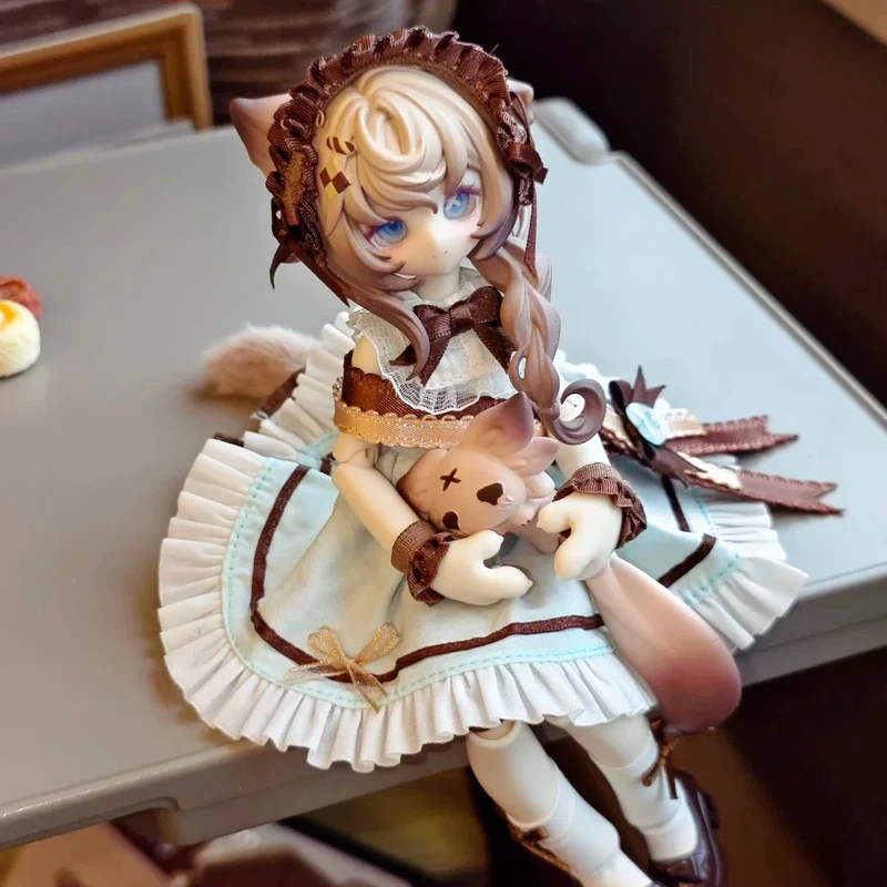 Nouveau produit en stock Meow Meow Meow Power 8 Points Bjd Blind Box Figurine articulée tendance, objet de collection, ornement de bureau