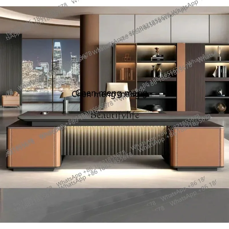 style  Desk boss modern class office simple ss 8617