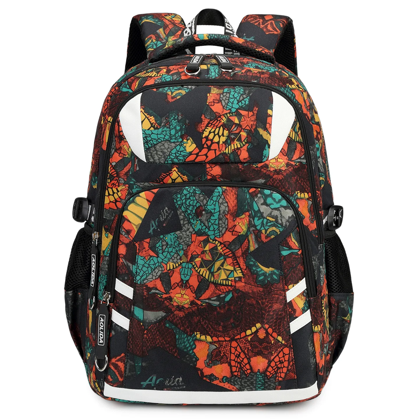 

Fashion Teenager School Backpack Women Men Laptop Travel Bag Large Waterproof Multifunction Knapsack Mochila