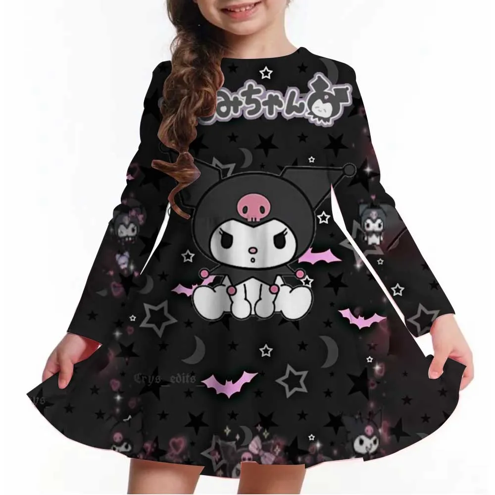 فساتين الأميرة هالو كيتي الأكثر مبيعًا للأطفال والفتيات لحفلات أعياد ميلاد الفتيات من عمر 4 إلى 14 عامًا، مريحة l