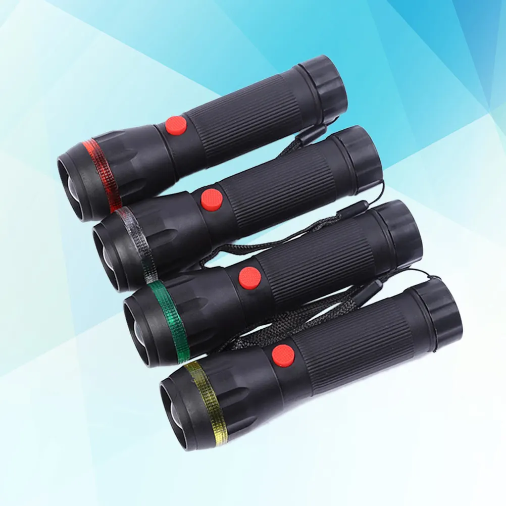 LED Mini Flashlights 4 Pack Super Bright Lightweight Torches for Camping Hiking Travel Emergency Outdoor