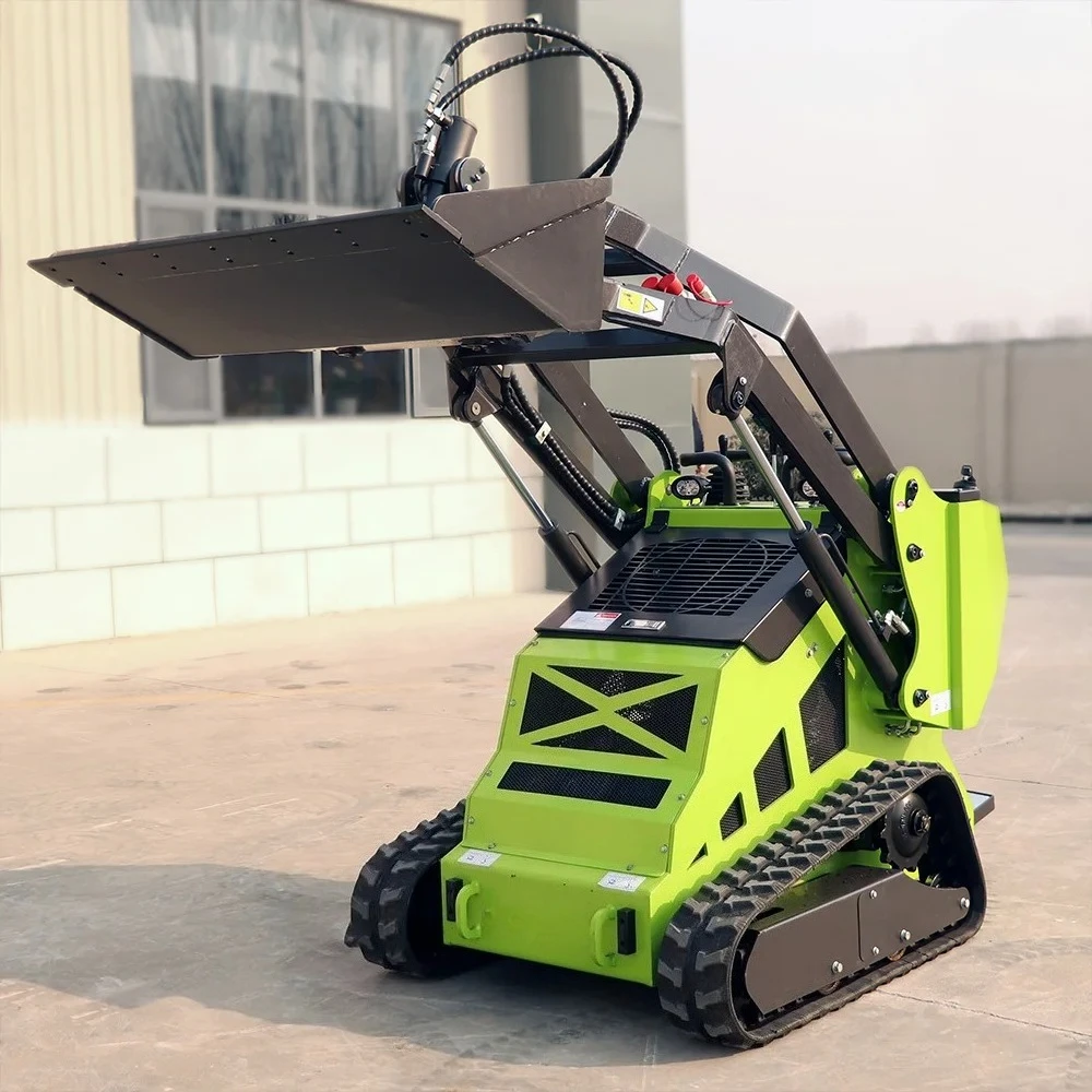 تخصيص جرافة ذات عجلات الأرض الديزل المنزل استخدام جرافة انزلاقية صغيرة محرك كوبوتا المستخدمة/جديد محمل مسار صغير يورو 5 تخصيص