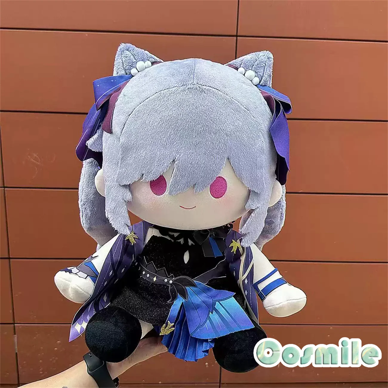 Genshin Impact Keqing こくせい 각청 Stuffed Plushie 40cm Plush Sitting Doll Seated Doll Body Clothes Toy MT Feb