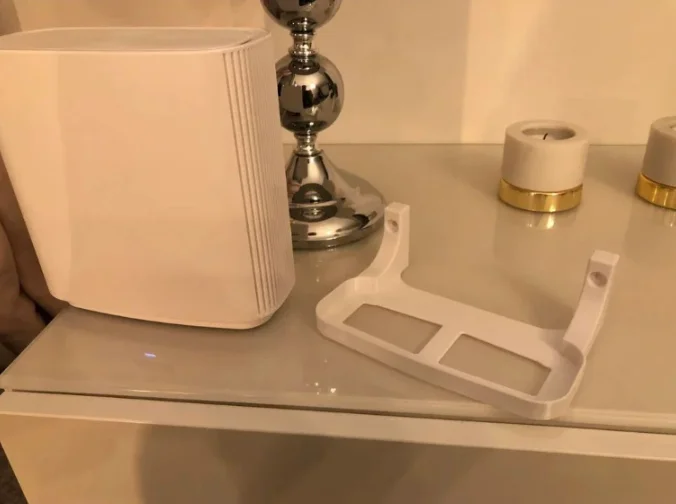 WYORESY for ASUS ZenWiFi XD6 XT8 XT9 Wall‑Mount Bracket Ventilated Holder With Cable‑Routing Cutouts For Mesh WiFi‑6 Router