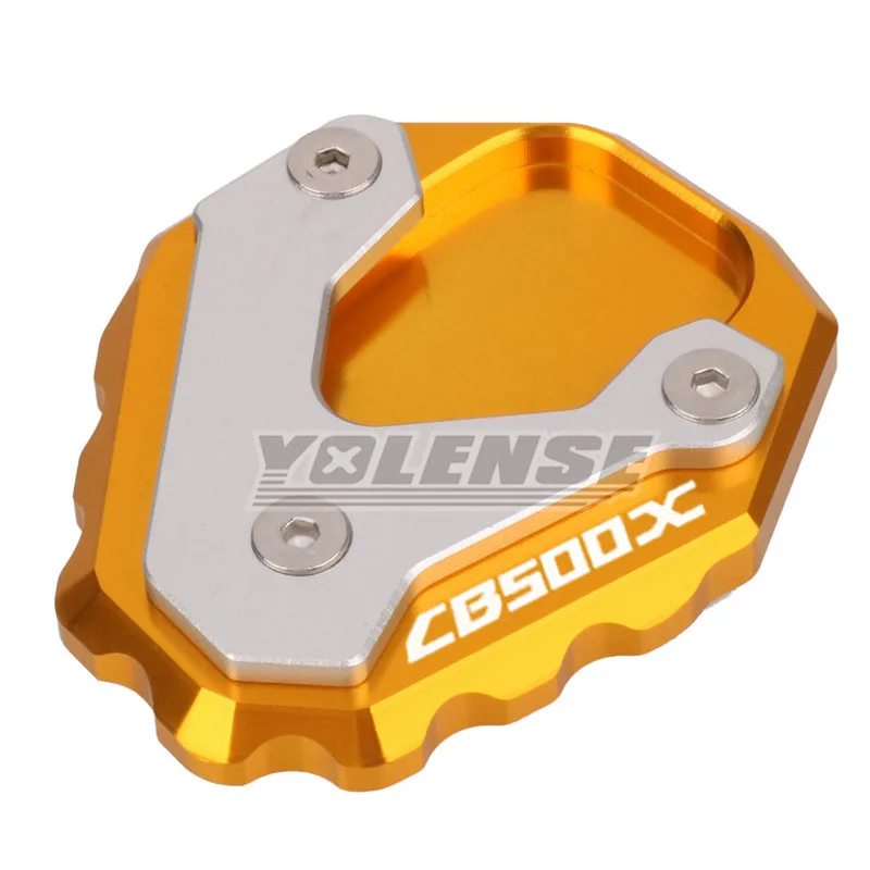 لهوندا CB500X CB 500X 2019-2023 دراجة نارية مسنده القدم الجانب حامل تمديد الوسادة دعم لوحة تكبير حامل