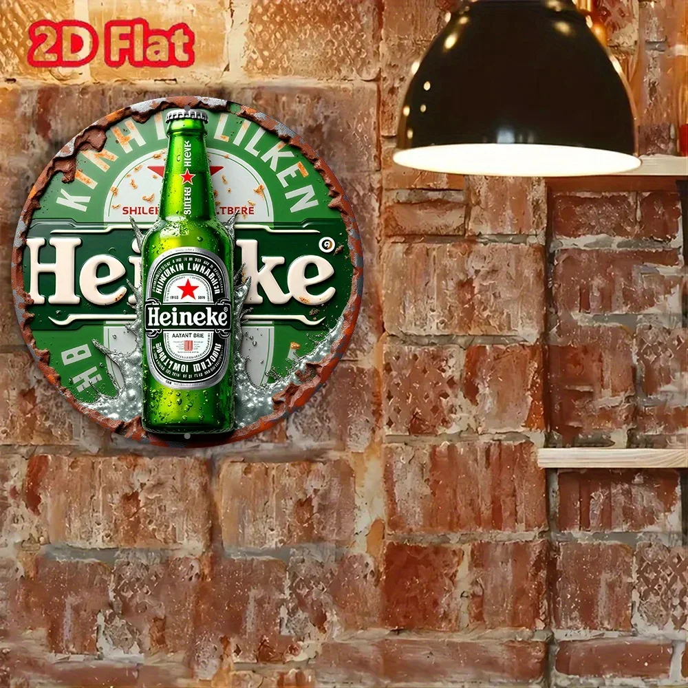 

Home Decor,Beer Bottle Sign 2D Wall Hanging Multipurpose Metal Art For Kitchen Garden Office Holiday Spring Festival Decor