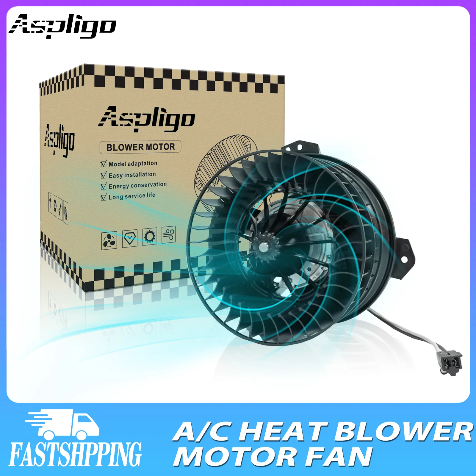 

Aspligo 1PCS Air Conditioner AC Heater Blower Motor With Fan Cage For 75739 4885475AB 4885475AC/For CHRYSLER PACIFICA 2004-2008
