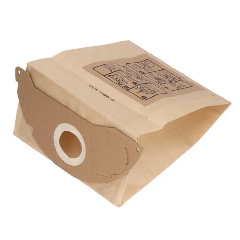 6 قطعة مكنسة كهربائية ورقة القمامة الغبار حقيبة المتاح الغبار حقيبة ل Karcher WD2250 A2004 A2054 MV2 مكنسة كهربائية أجزاء