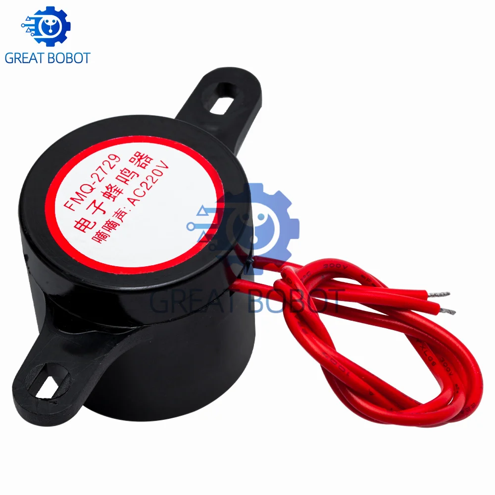 ZMQ-2729 Buzzer Beeper AC220V 10MA 90DB Alarm Siren For Arduino