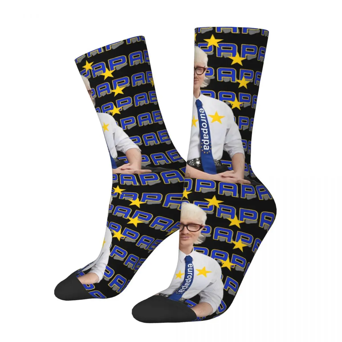 Joost Klein Europapa Socks Casual Stockings Spring Non Slip Couple Socks Comfortable Printed Skateboard Socks