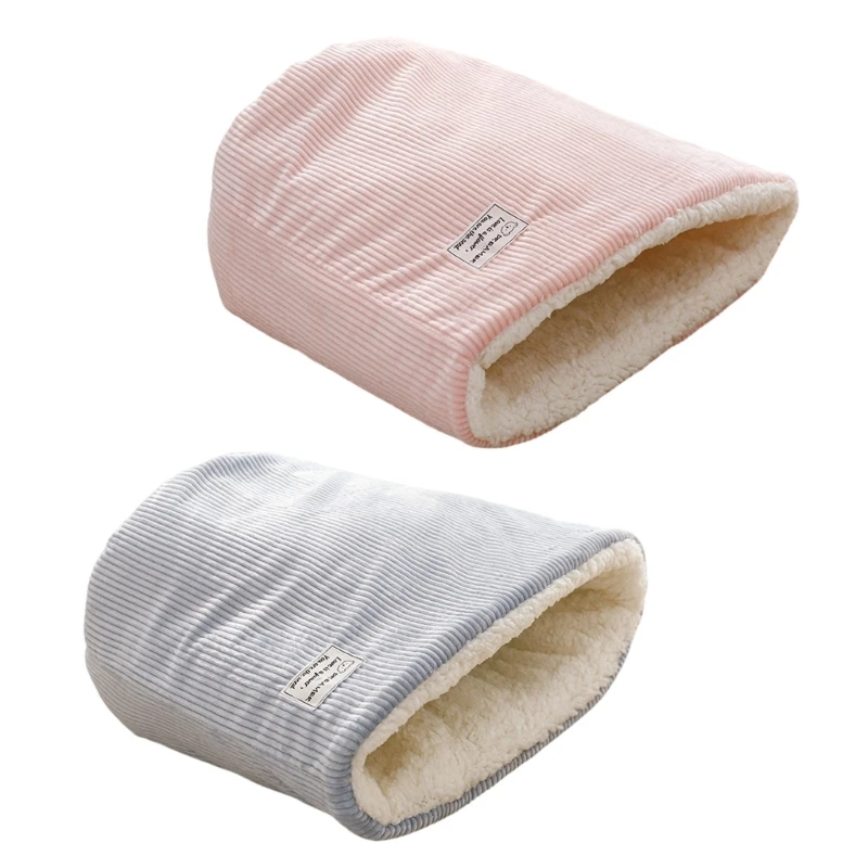 Warm Cats Cave Bed Winter Warmth Sleep Bag for Indoor Pet Resting Snuggling