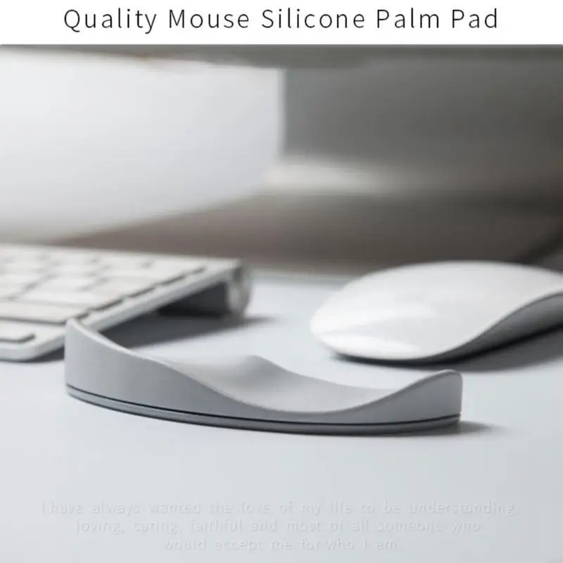 462E Ergonomic Mouse Pad Silicone Mousepad Non-slip Hand Wrist Rest Support Mat for Office Gaming Computer - view 4