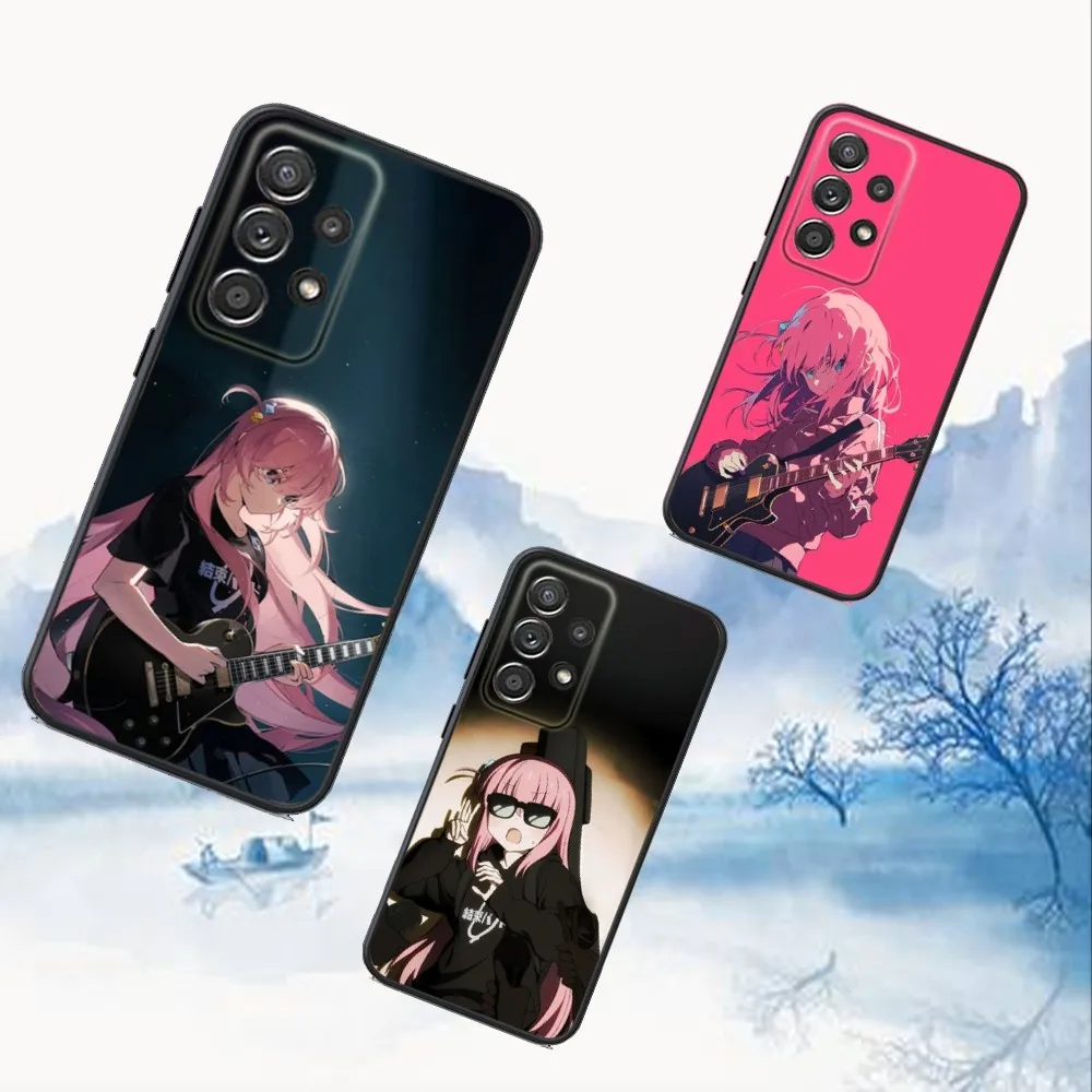 

T-The Rock Kessoku Band Phone Case For Samsung S25,S24,S21,S22,S23,S30,Ultra,S20,Plus,Fe,Lite,Note,10,9,5G Black Cover