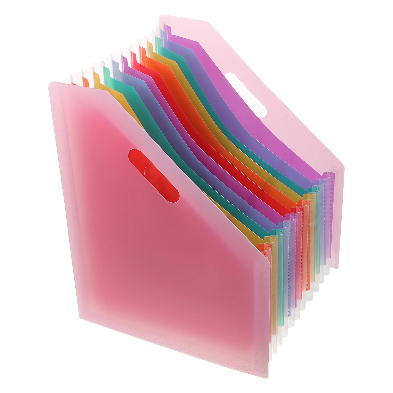 منظم ملفات الأكورديون ذو سعة كبيرة، مجلد بلاستيكي قابل للتوسيع للإيصالات، كوبونات الفواتير، حفظ المستندات العمودية