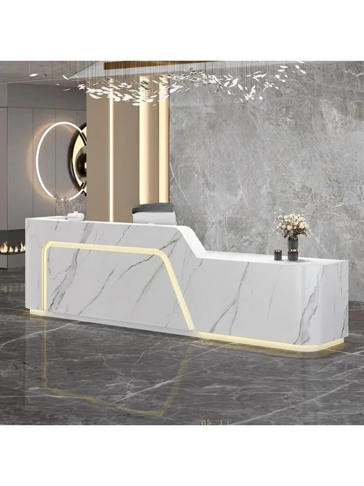

Cashier Simple Modern Beauty Salon Front Desk Clothing Store Hotel Company Milk Tea Shop Reception Desk
