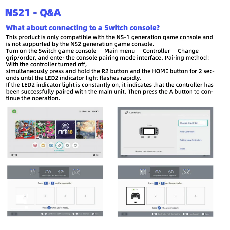 N21 Smartphone Wireless Game Controller Supports Android/iOS with Dual Motor Vibration, Switch Gamepad - view 5