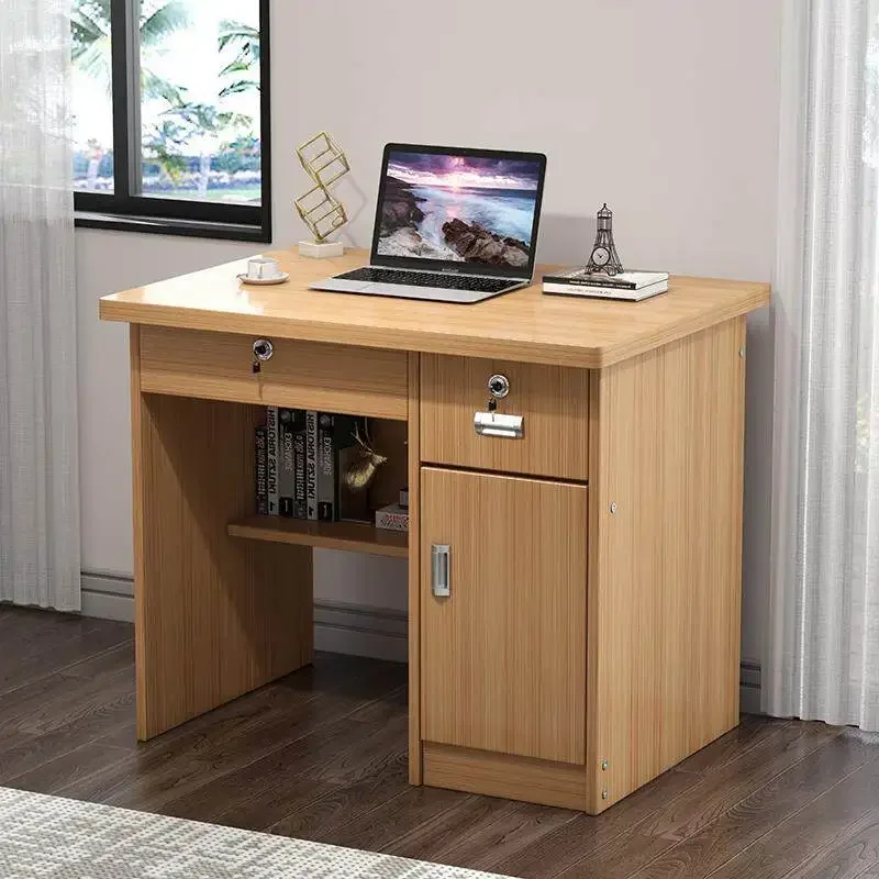Space Saving Storage Office Desk Luxury Computer Minimalist Crafts Office Desk Executive Reception  Hotel Furnitu